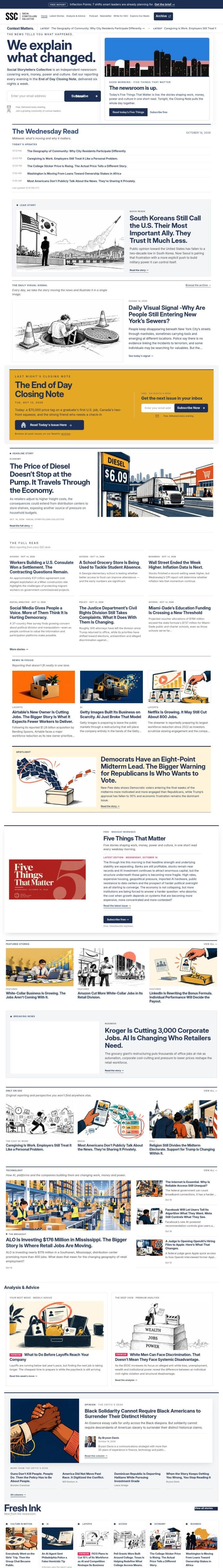 Social Storytellers Collective website designed and built by TechArizon