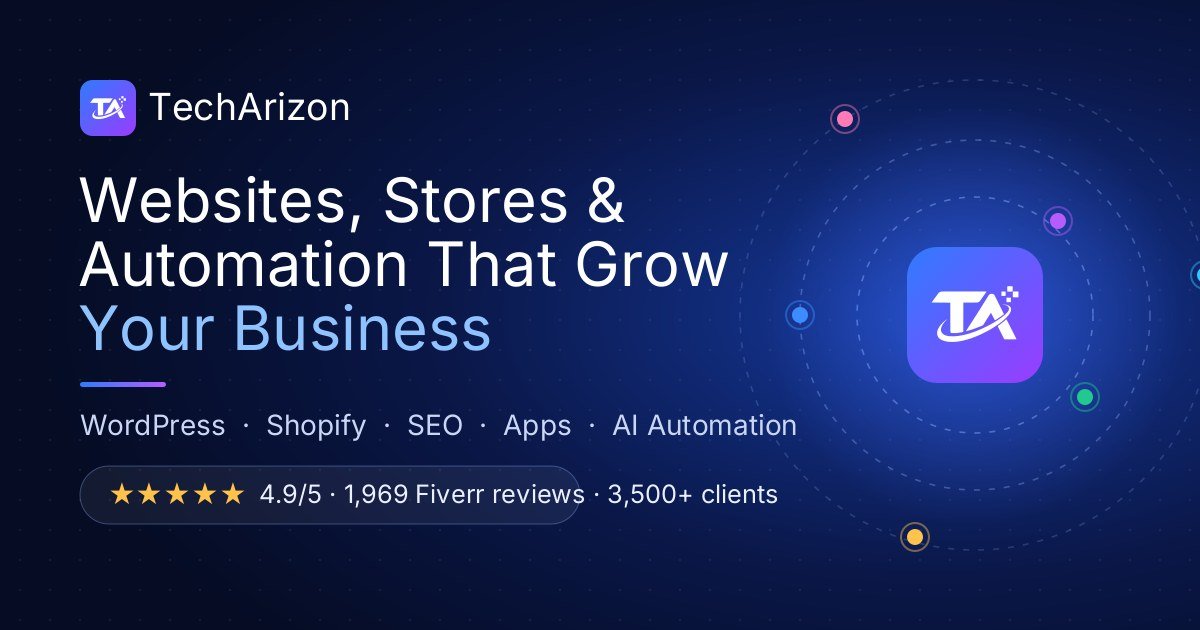 About TechArizon | Web Design & Development Agency